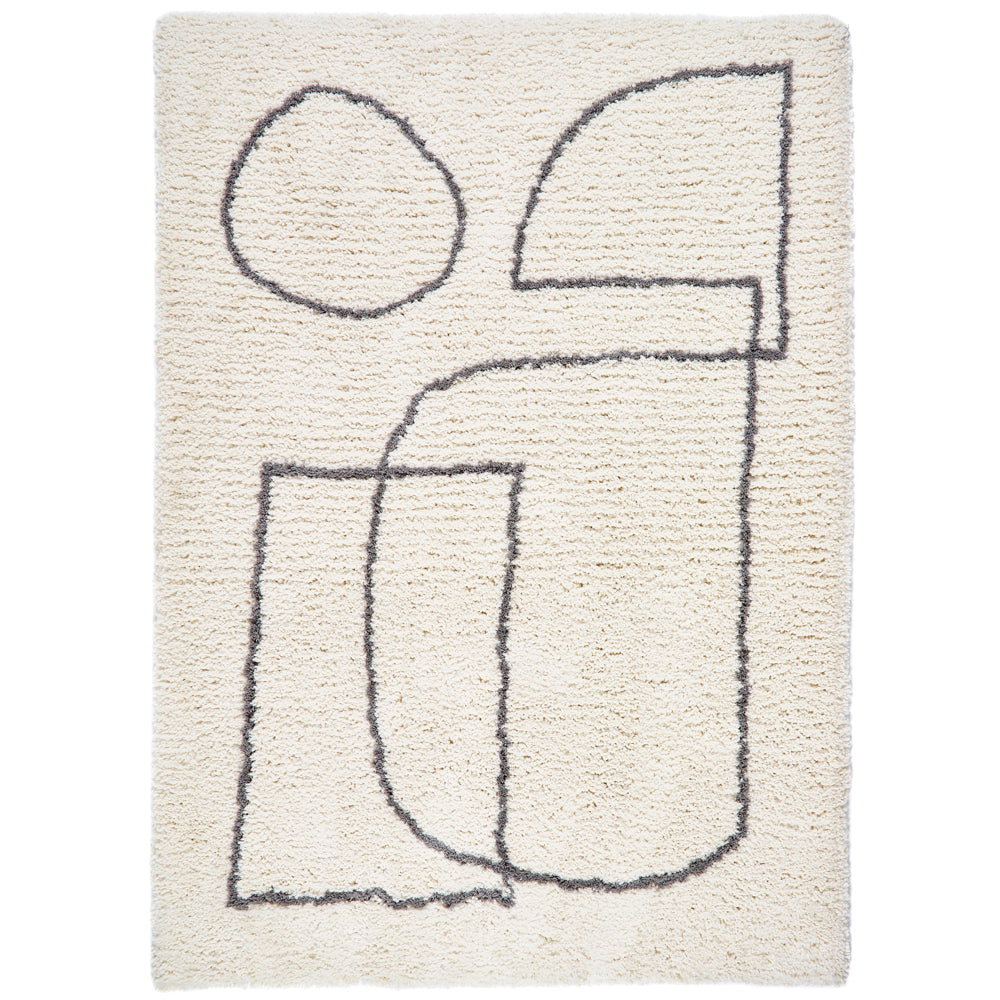Origins Artisan Picasso White/Grey Rug