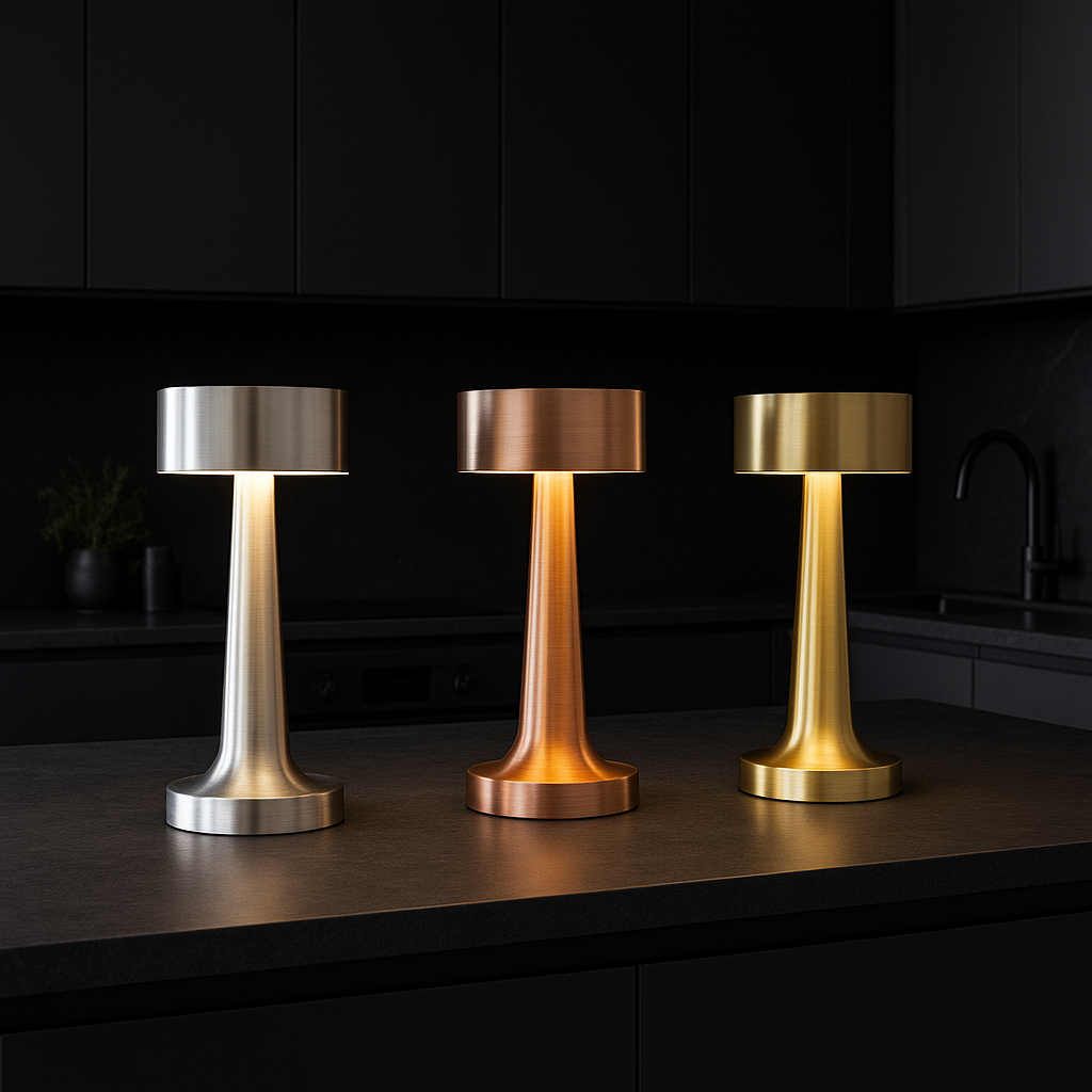 Kabellose moderne Tischlampe Ambient Halo
