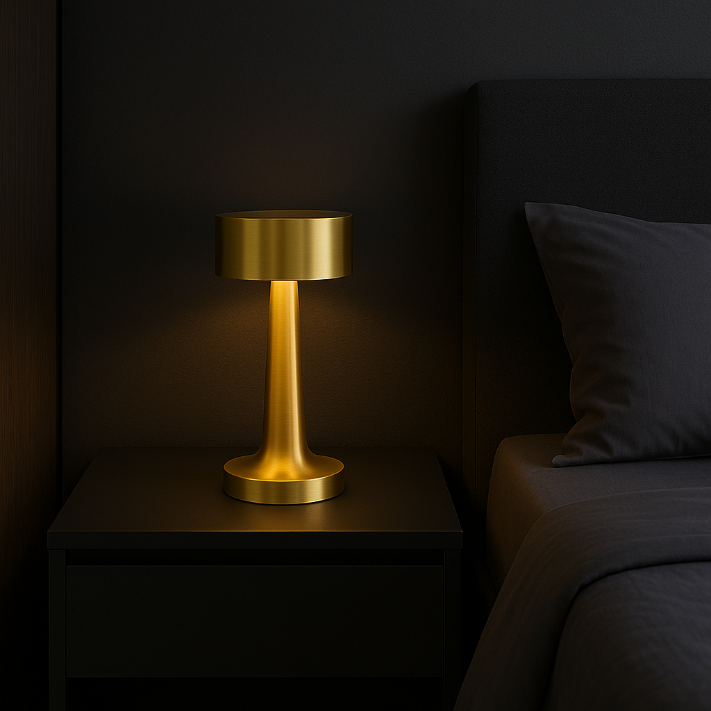 Kabellose moderne Tischlampe Ambient Halo