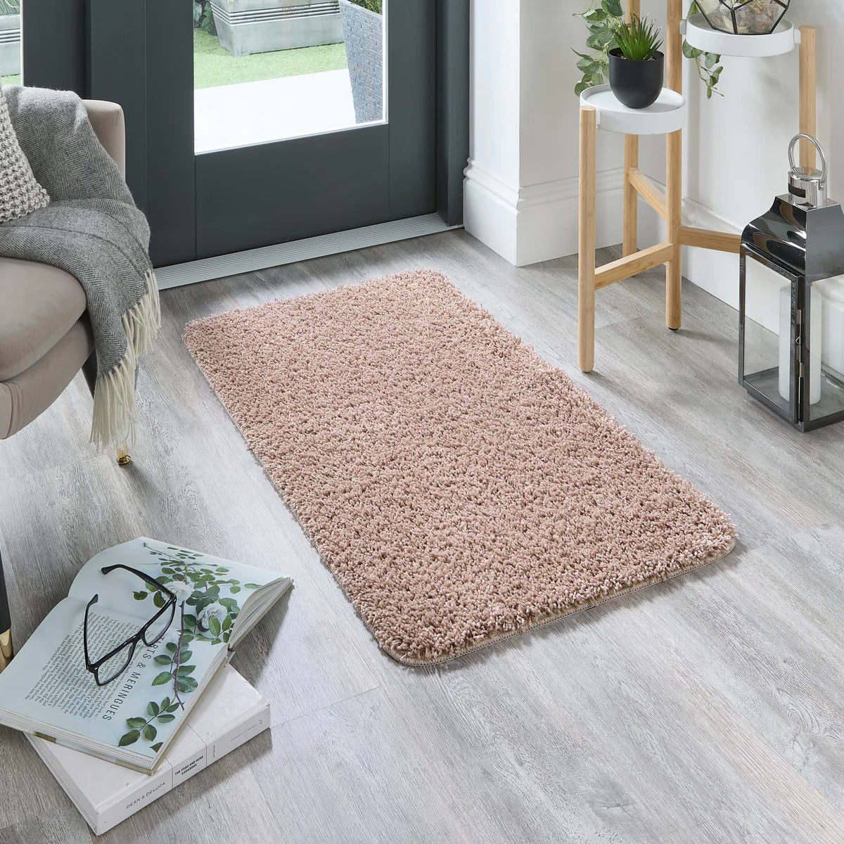 Tappeto super spesso, soffice, antiscivolo e resistente - Antracite