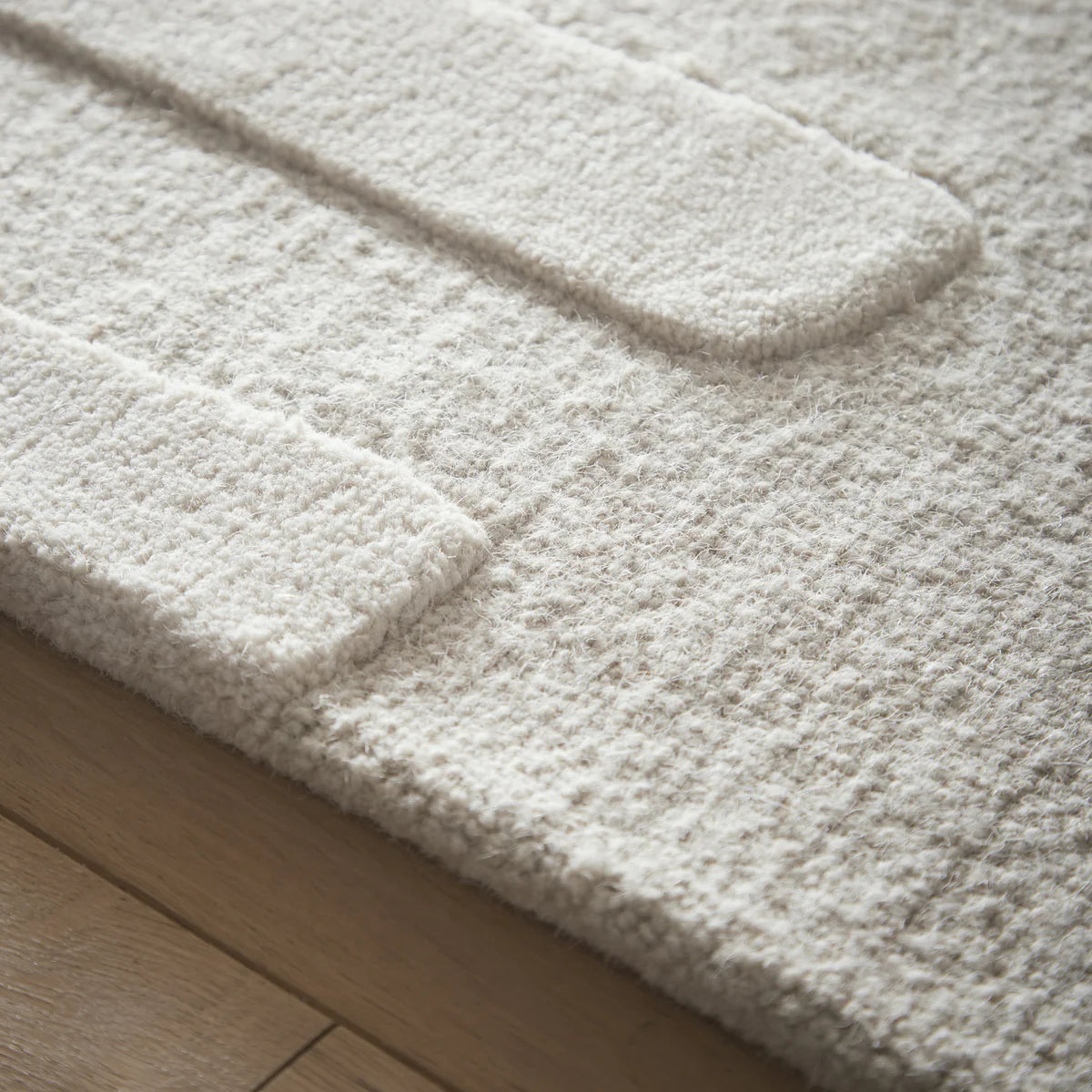 Origins Sculptured Stone Oatmeal 100% Wool Rug