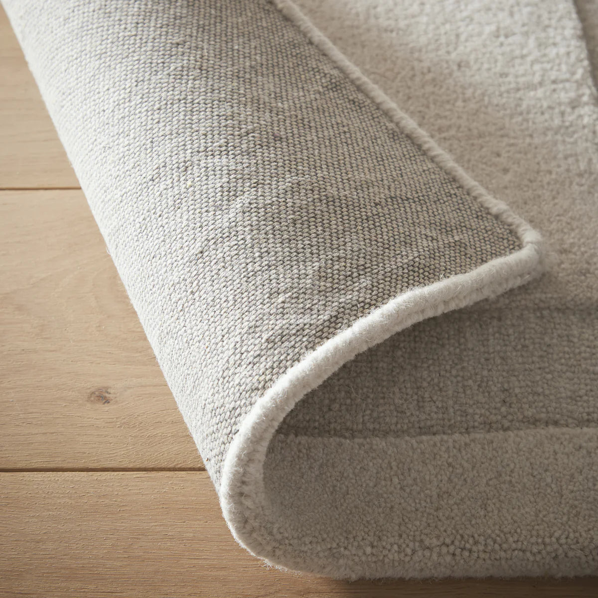 Origins Sculptured Stone Oatmeal 100% Wool Rug