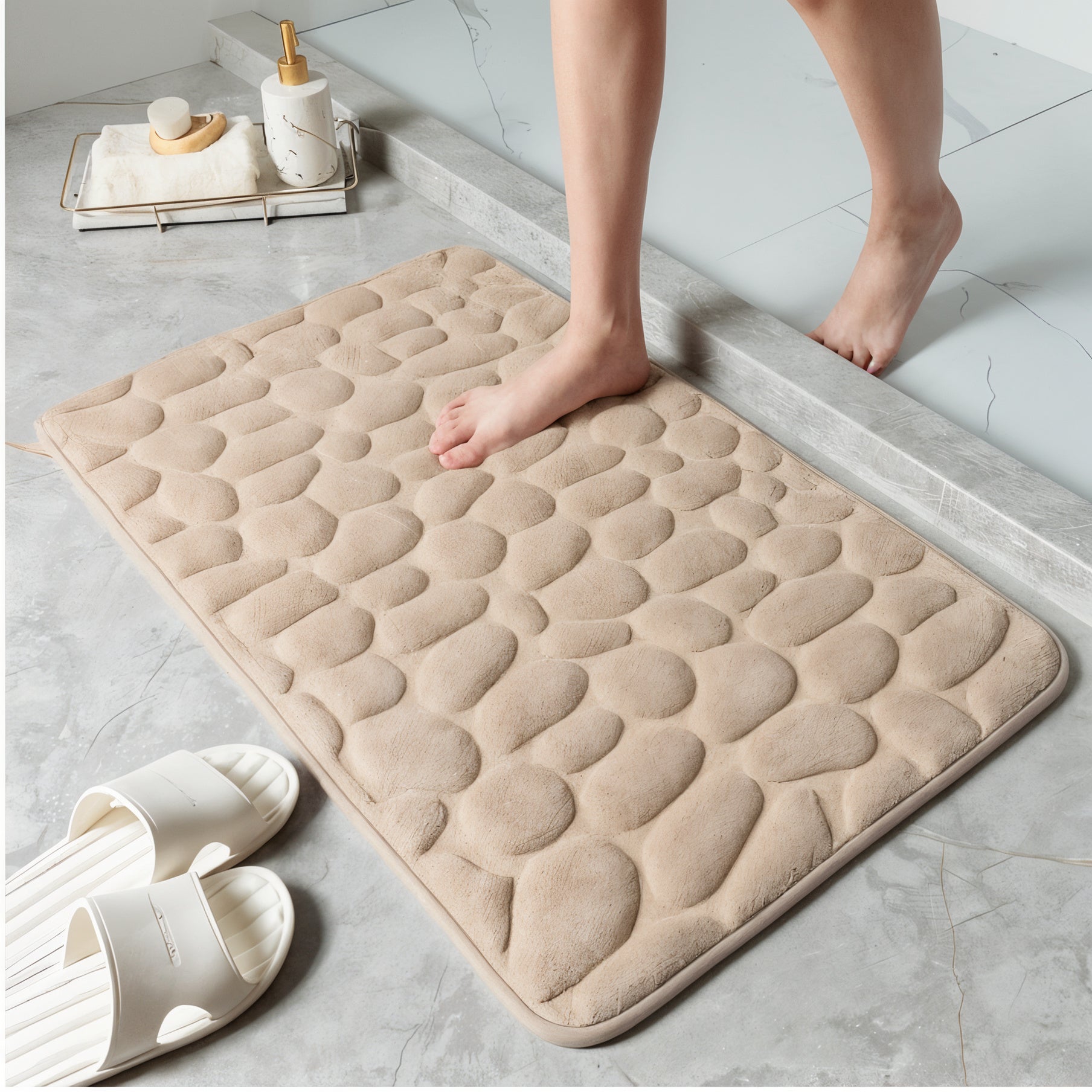 Embossed Non-slip Bathmat
