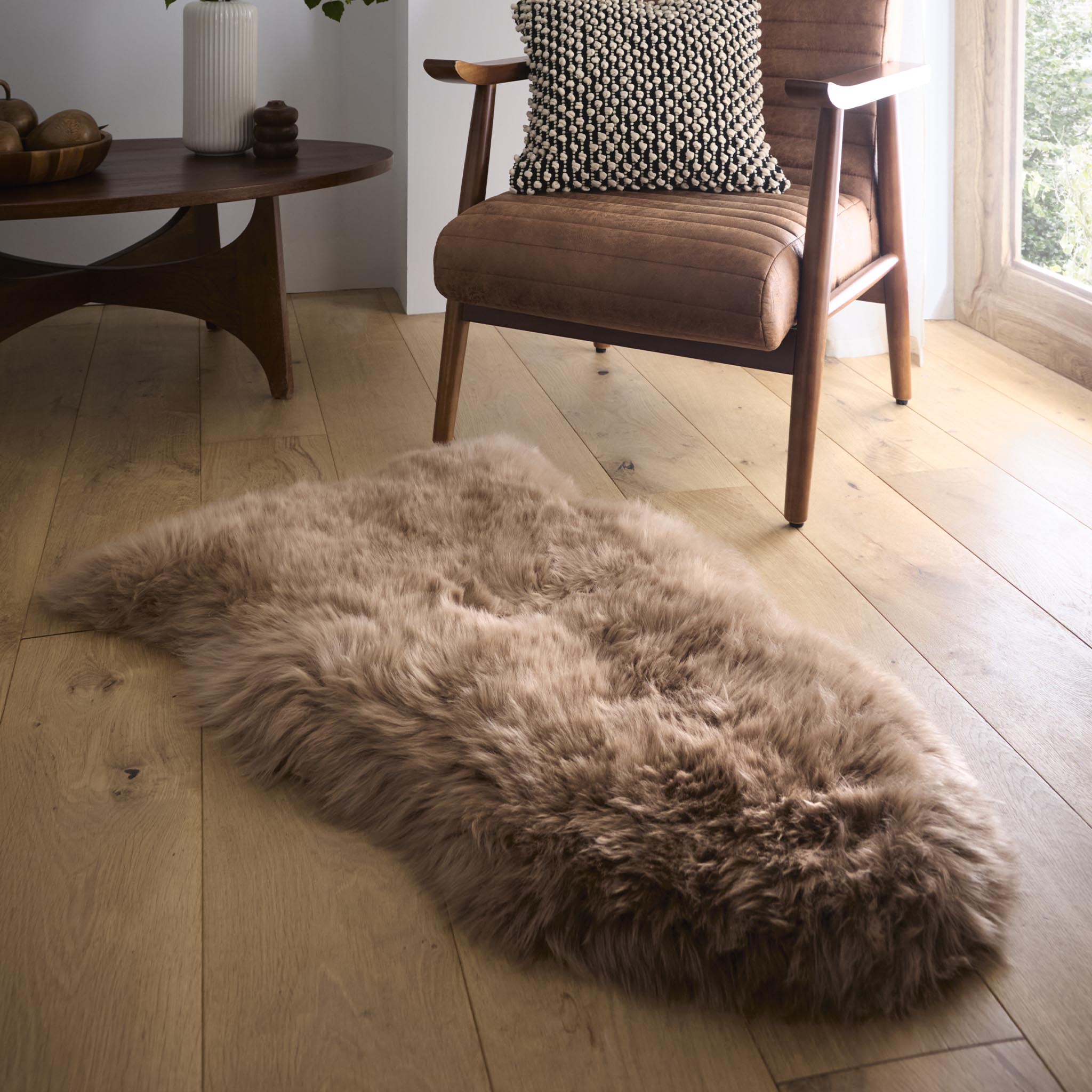 Origins Genuine Sheepskin Mink Rug