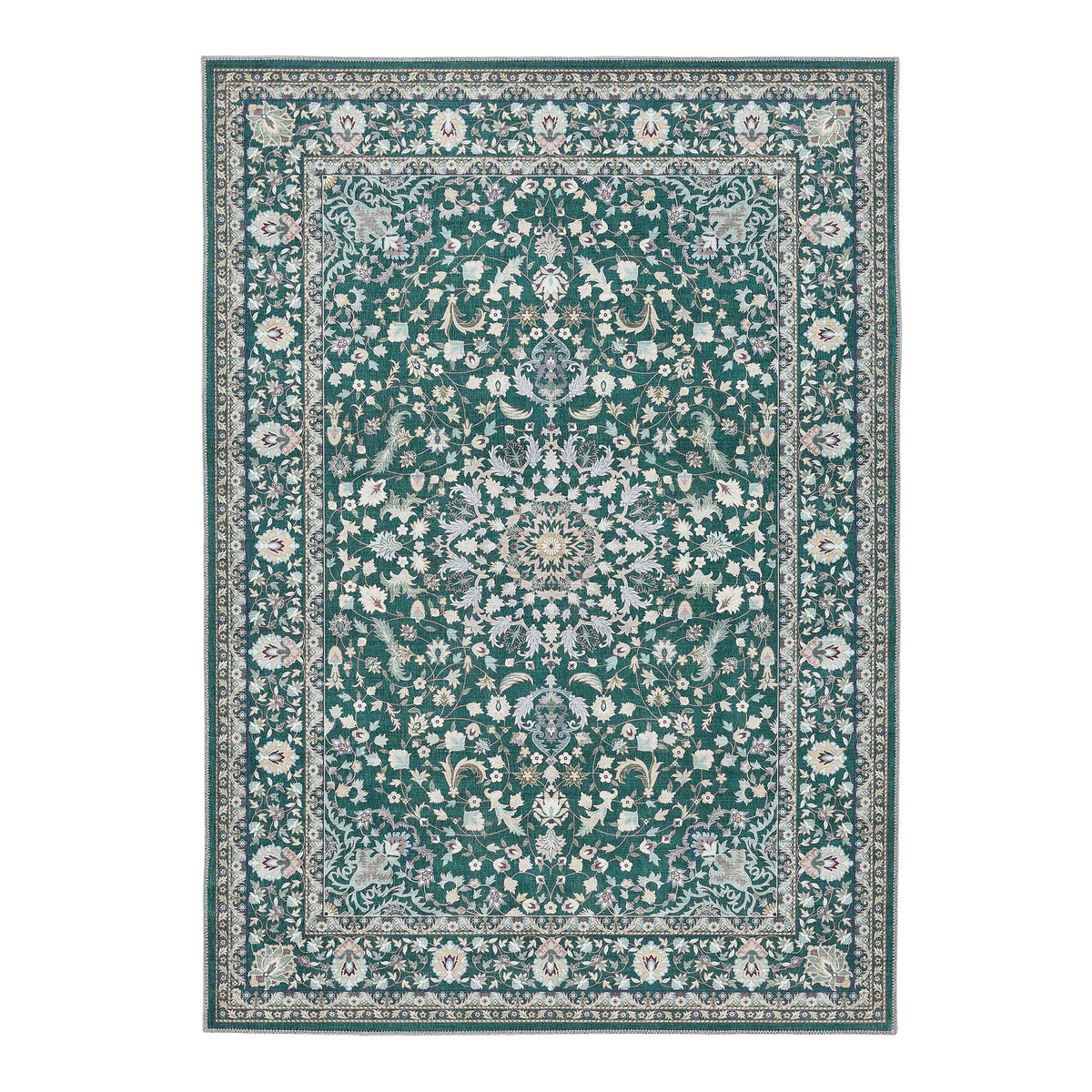 Emerald Motif - Washable Rug