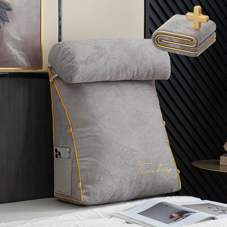 Copertura aggiuntiva per cuscino da lettura con schienale di lusso