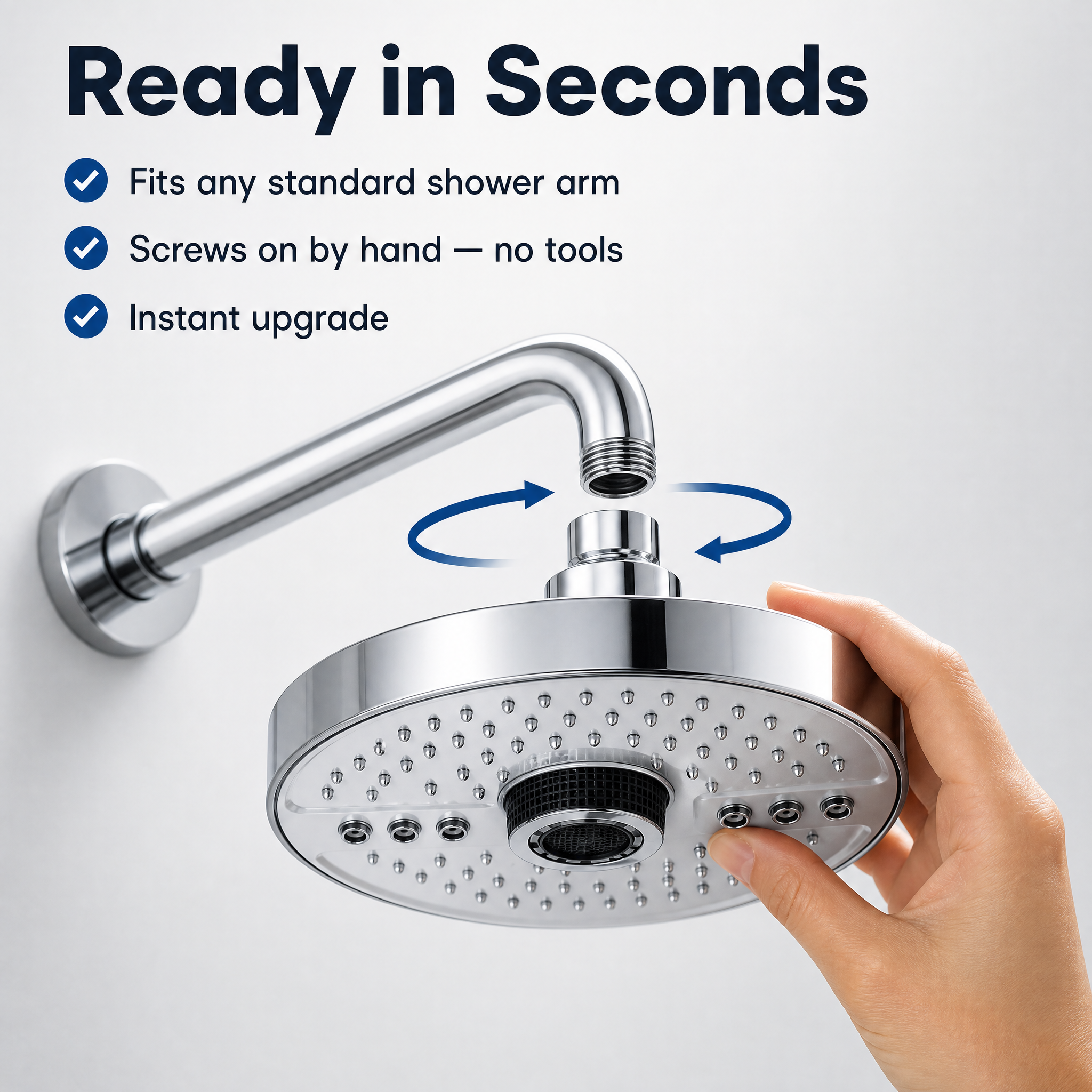 High-Pressure Rainfall Shower Head