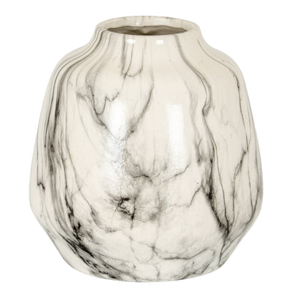Marble Effect Olpe Vase