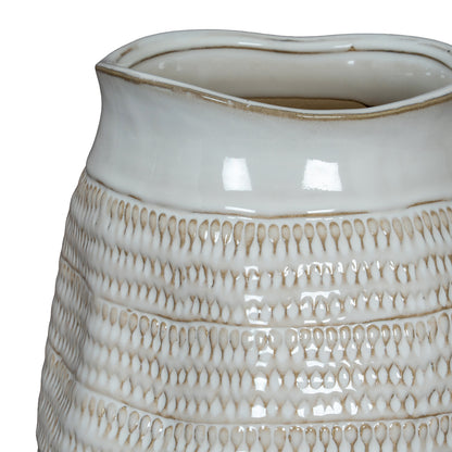 Tava Wide Hewn Vase