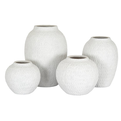 Ashen Large Round Vase