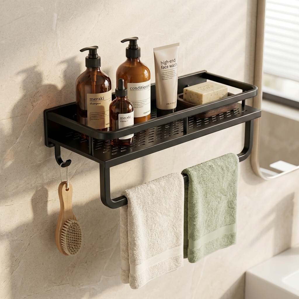 Mensole da bagno in alluminio