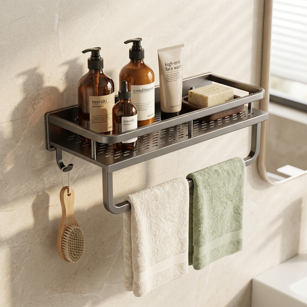 Mensole da bagno in alluminio