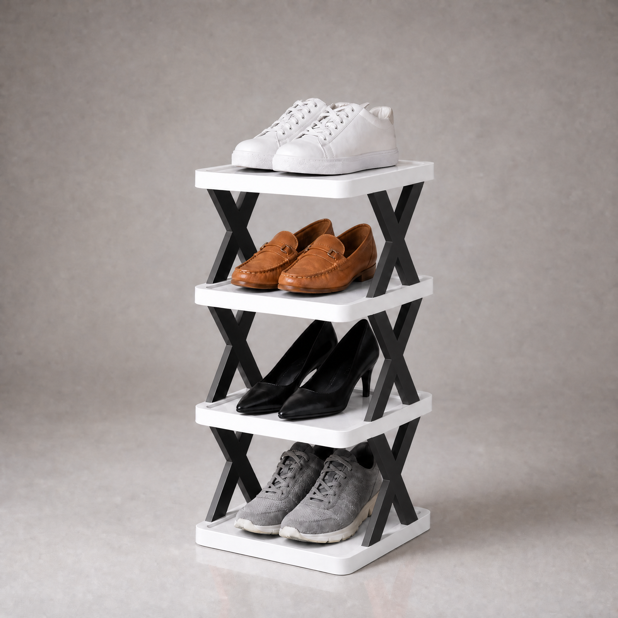 Moderno scaffale porta scarpe multistrato