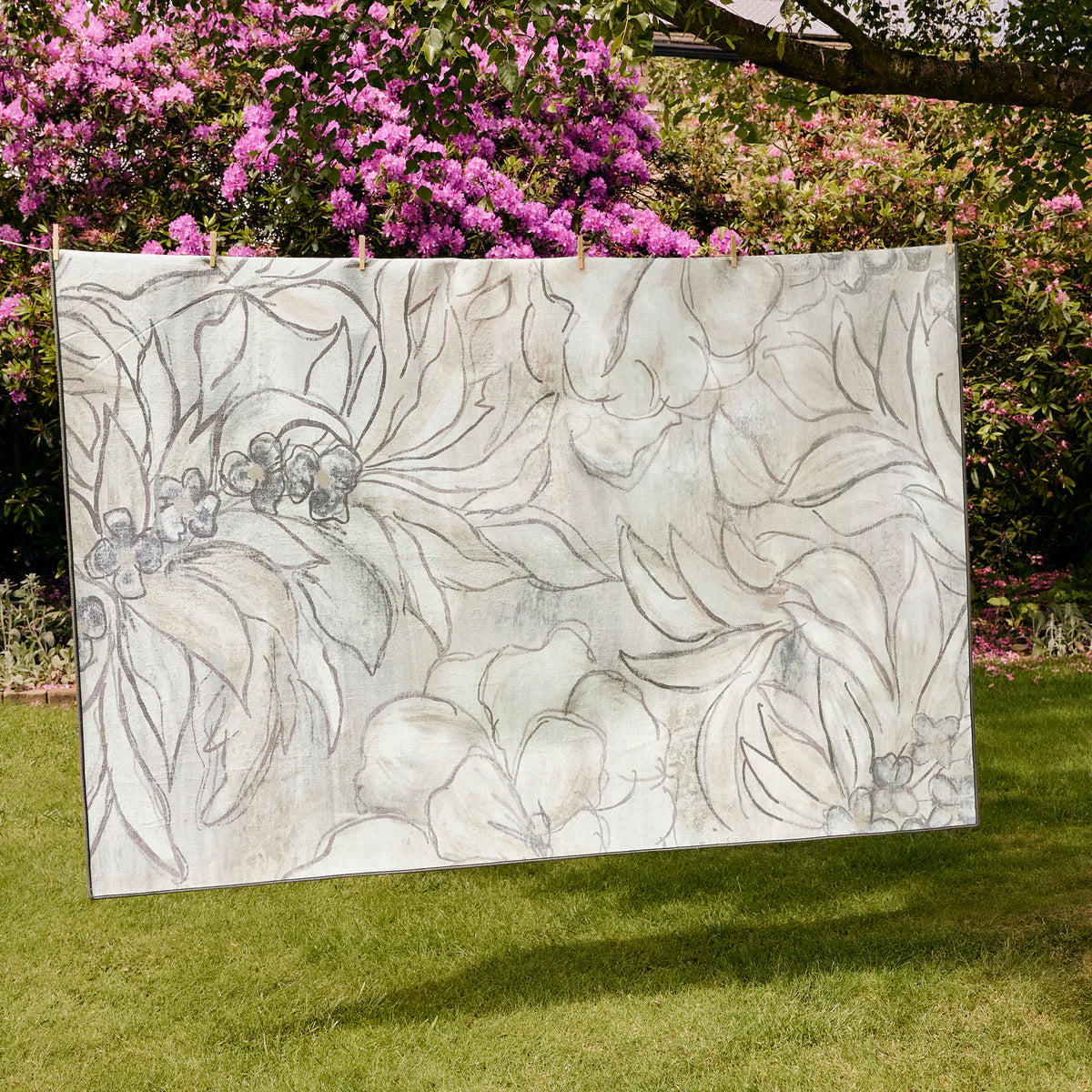 Tappeto eco-lavabile - Art Floral