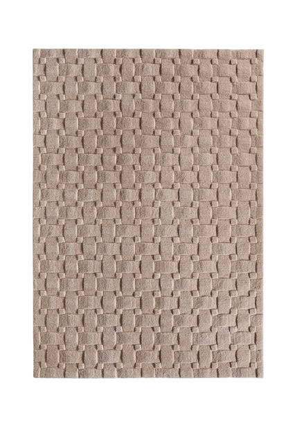 Origins Basketweave 3D Blush Rug