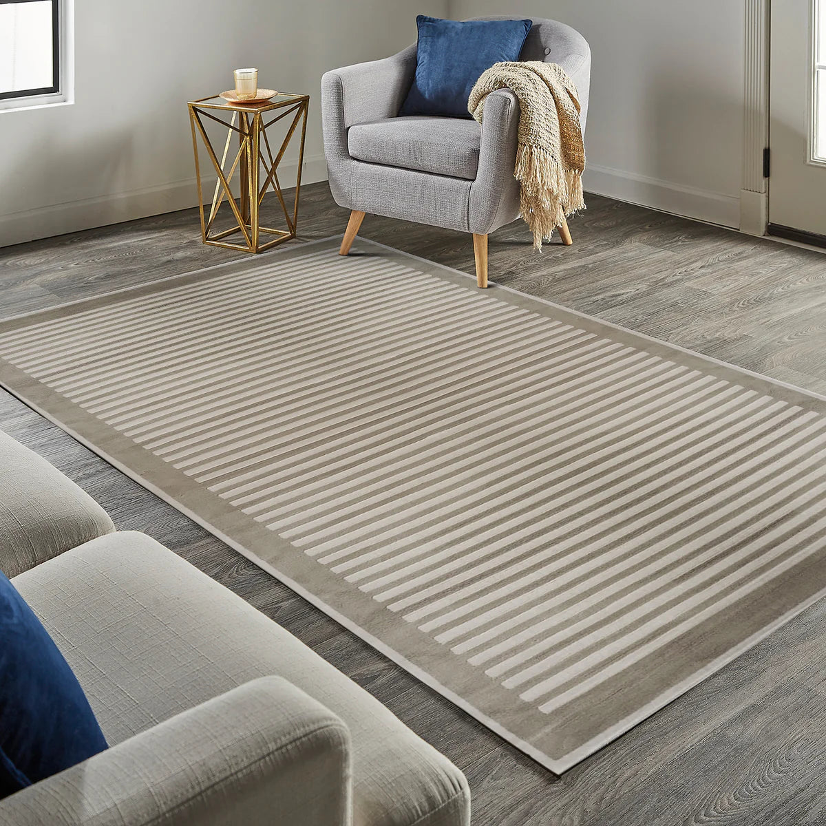 Origins Belgrade Rug - Natural Striped