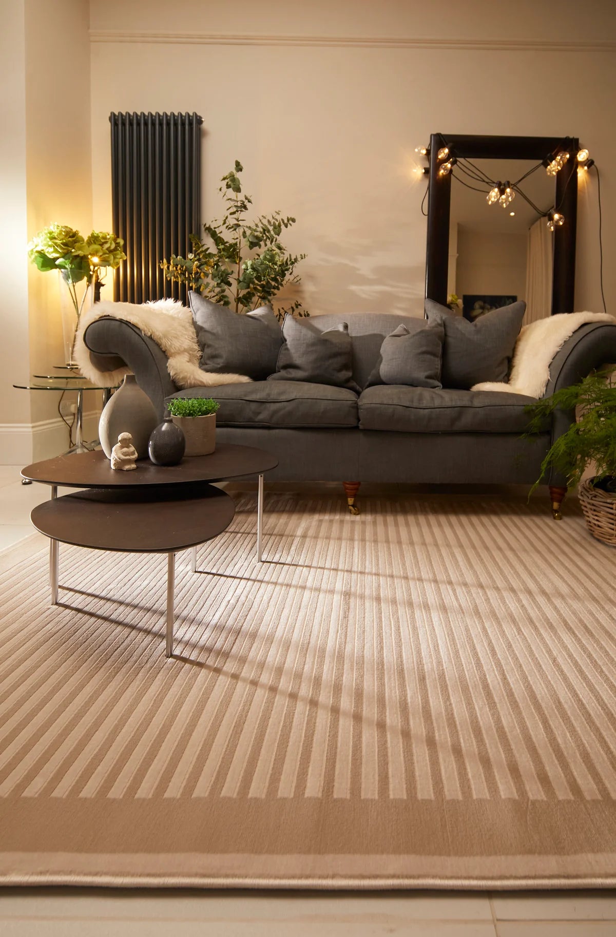 Origins Belgrade Rug - Natural Striped