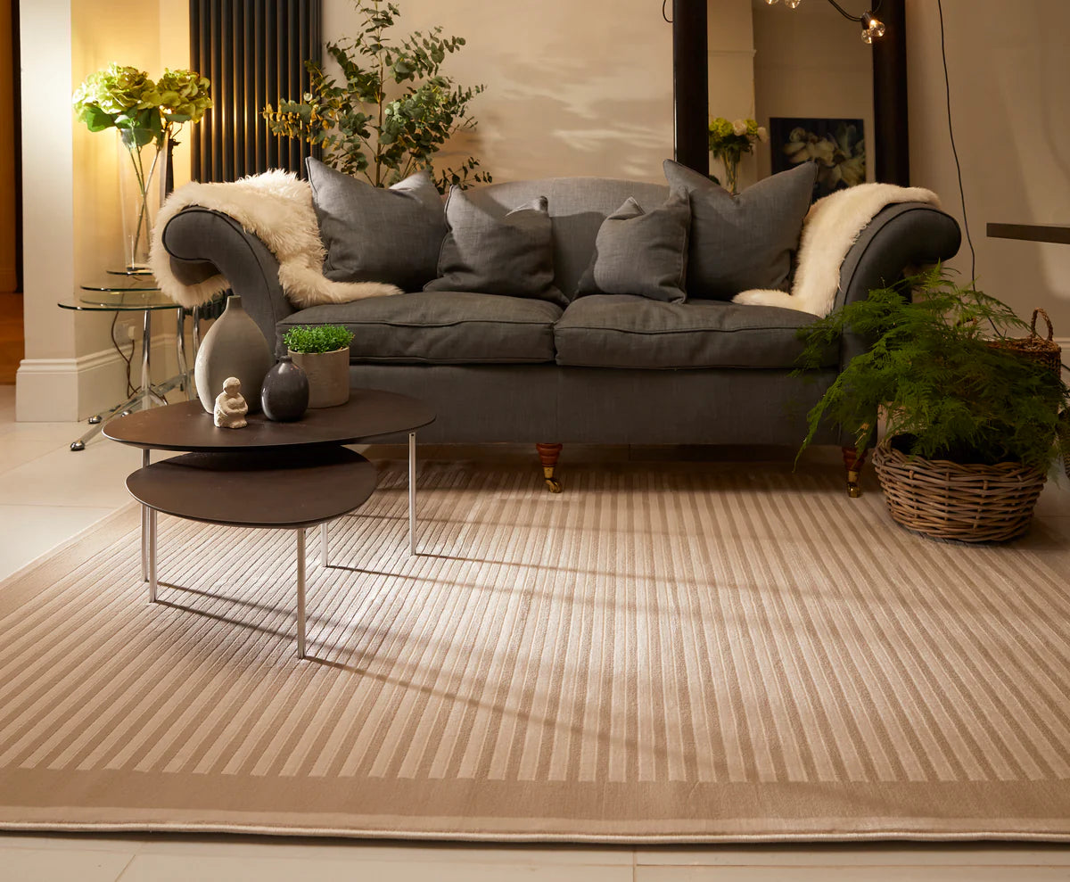 Origins Belgrade Rug - Natural Striped