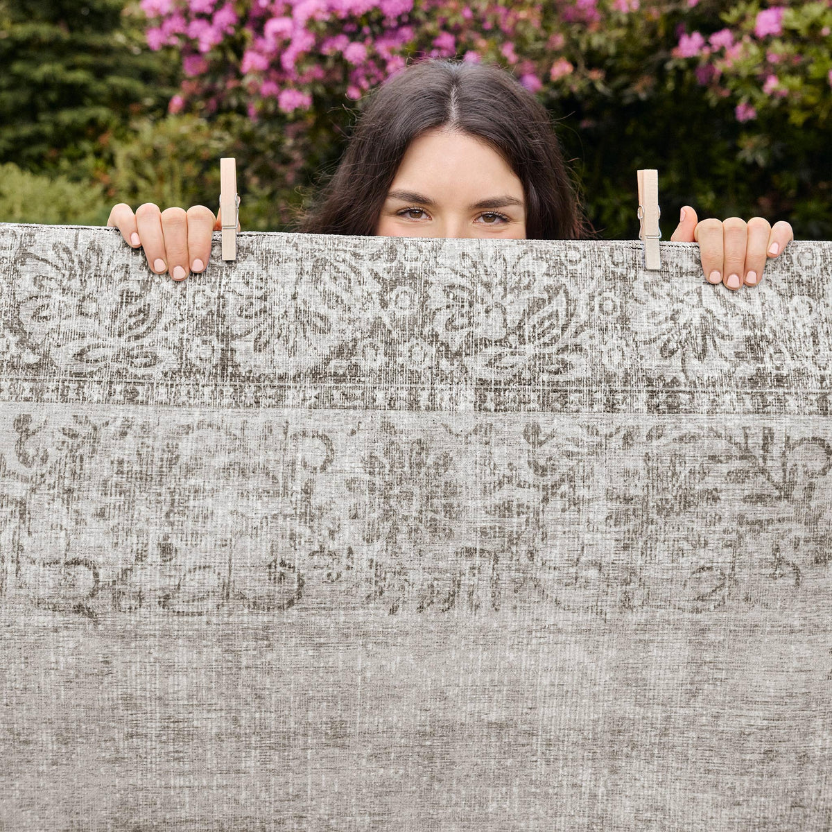 Eco-Washable Rug - Brocade Border