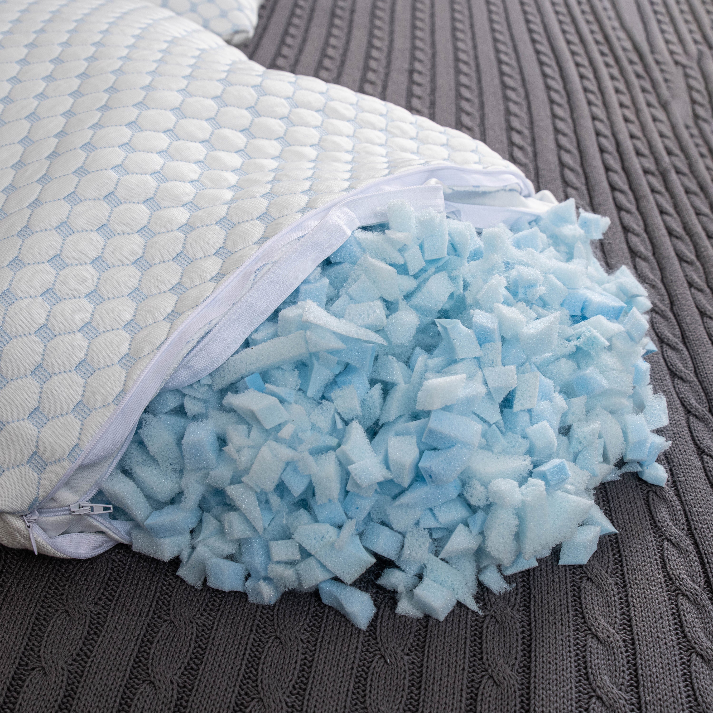 Verstellbares Memory Foam Freeform-Kissen 