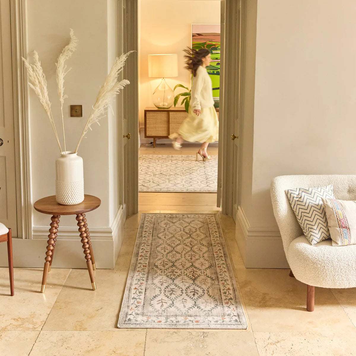 Eco-Washable Rug - English Garden