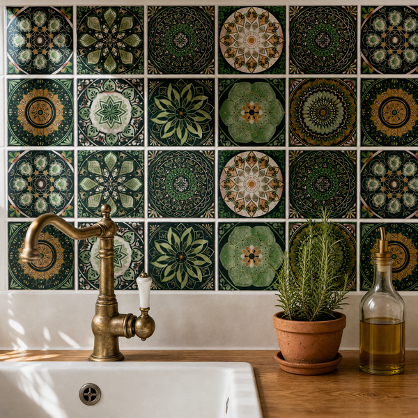 Peel and Stick Moroccan Tile Stickers