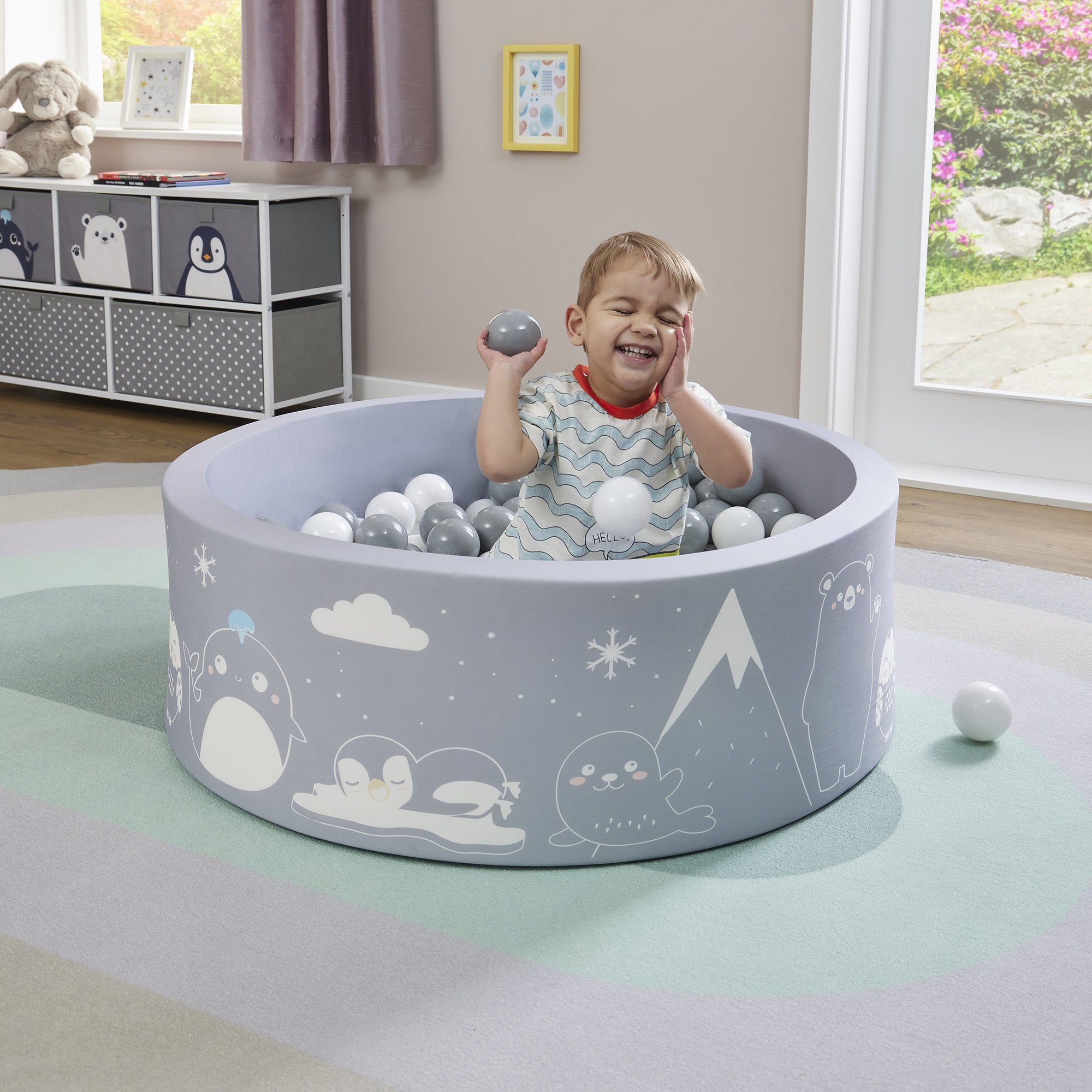 Piscina di palline Arctic Kids - Con 200 palline