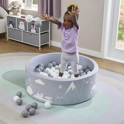 Piscina di palline Arctic Kids - Con 200 palline