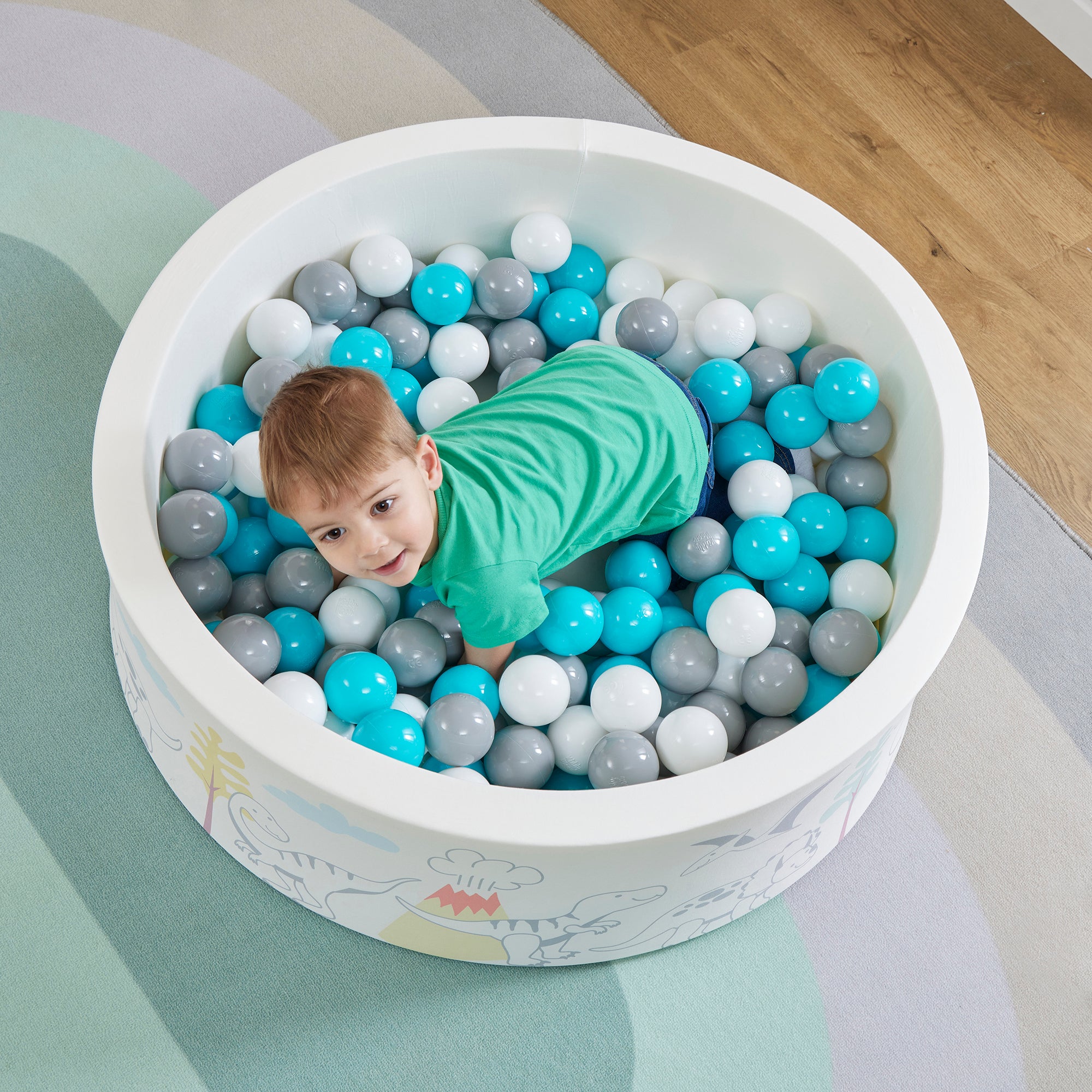 Piscina di palline Arctic Kids - Con 200 palline