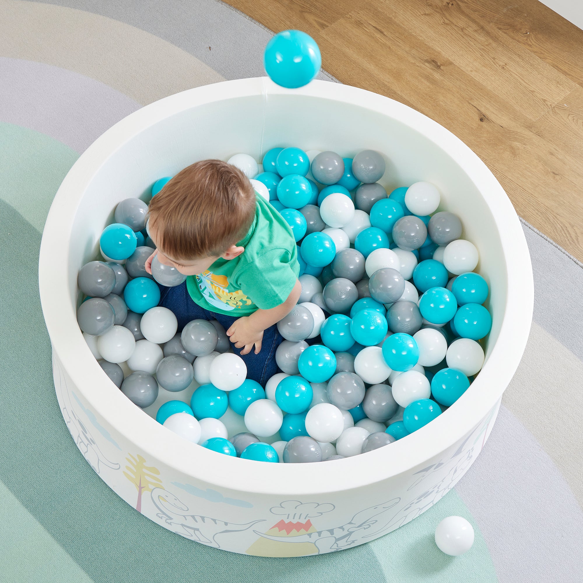 Piscina di palline Arctic Kids - Con 200 palline
