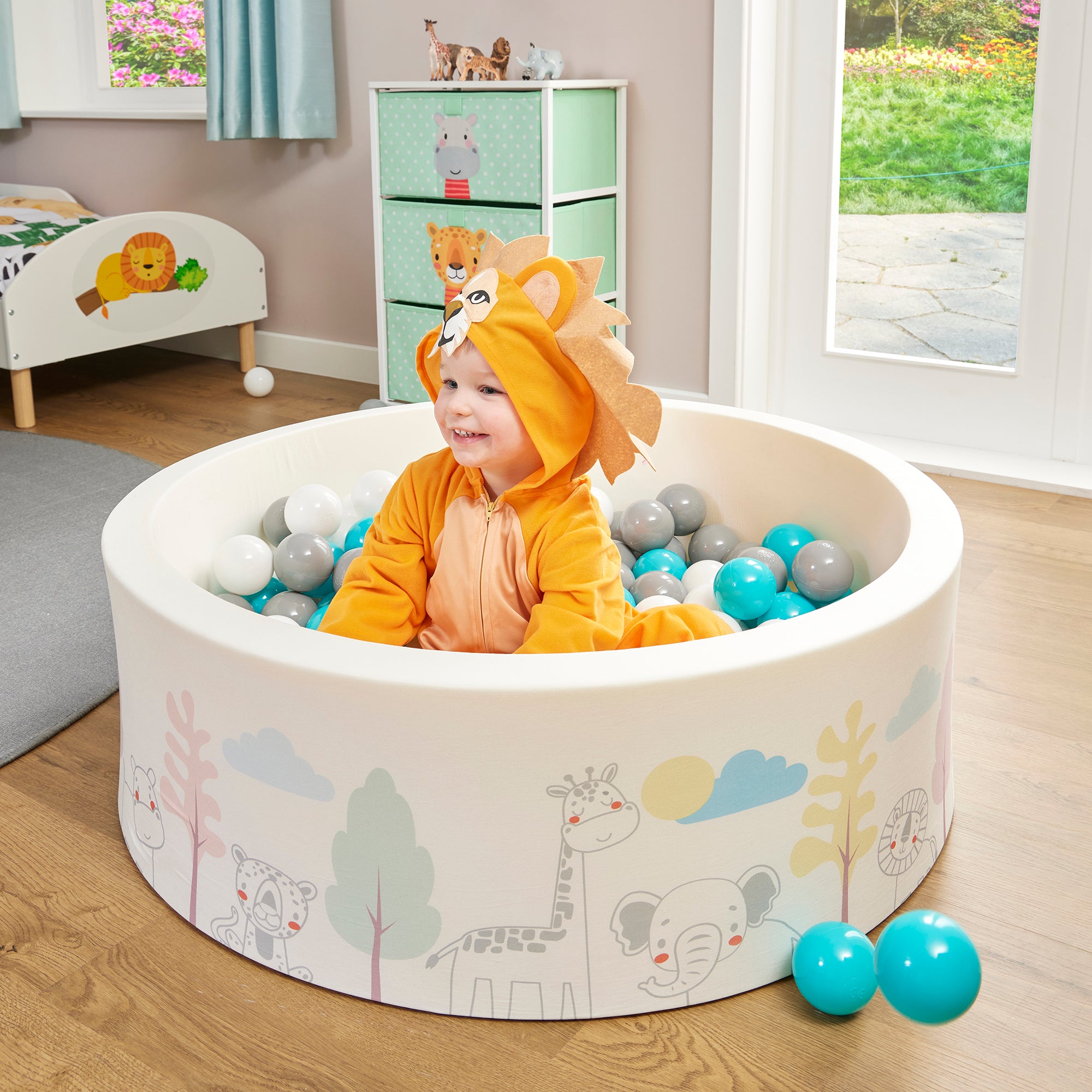 Piscina di palline Arctic Kids - Con 200 palline