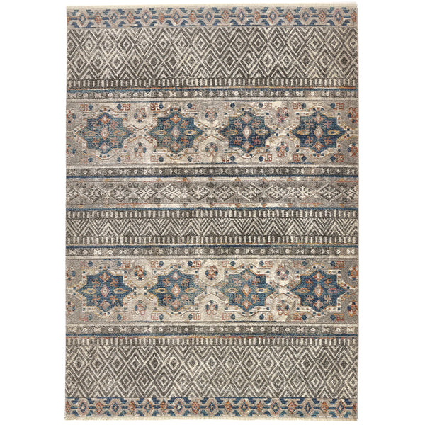 Tappeto Origins Mandala Stripe Grigio