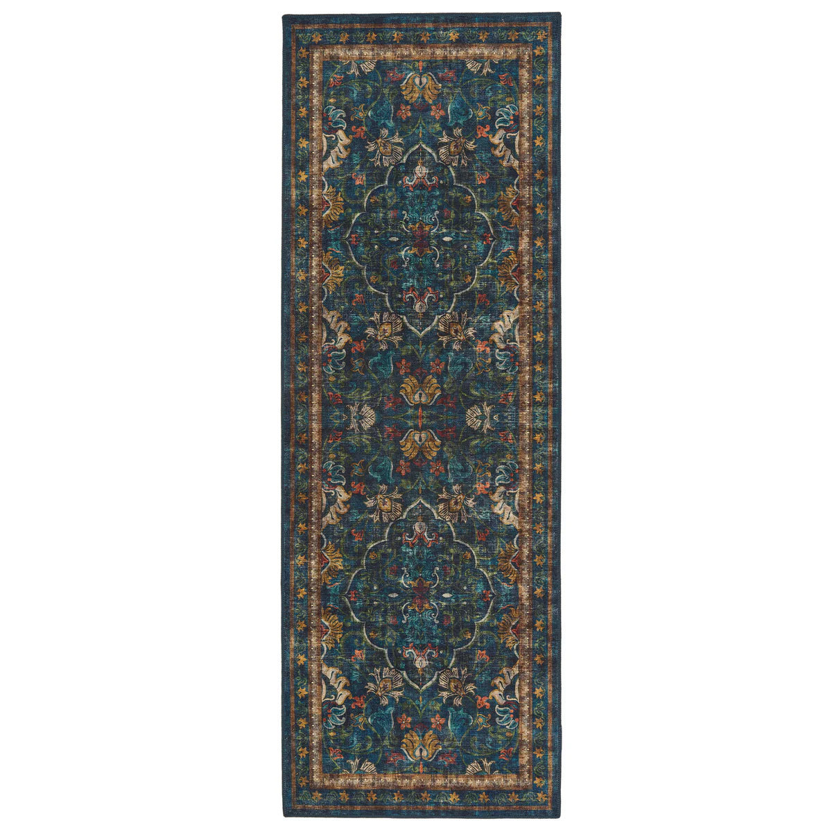 Eco-Washable Rug - Midnight Paisley