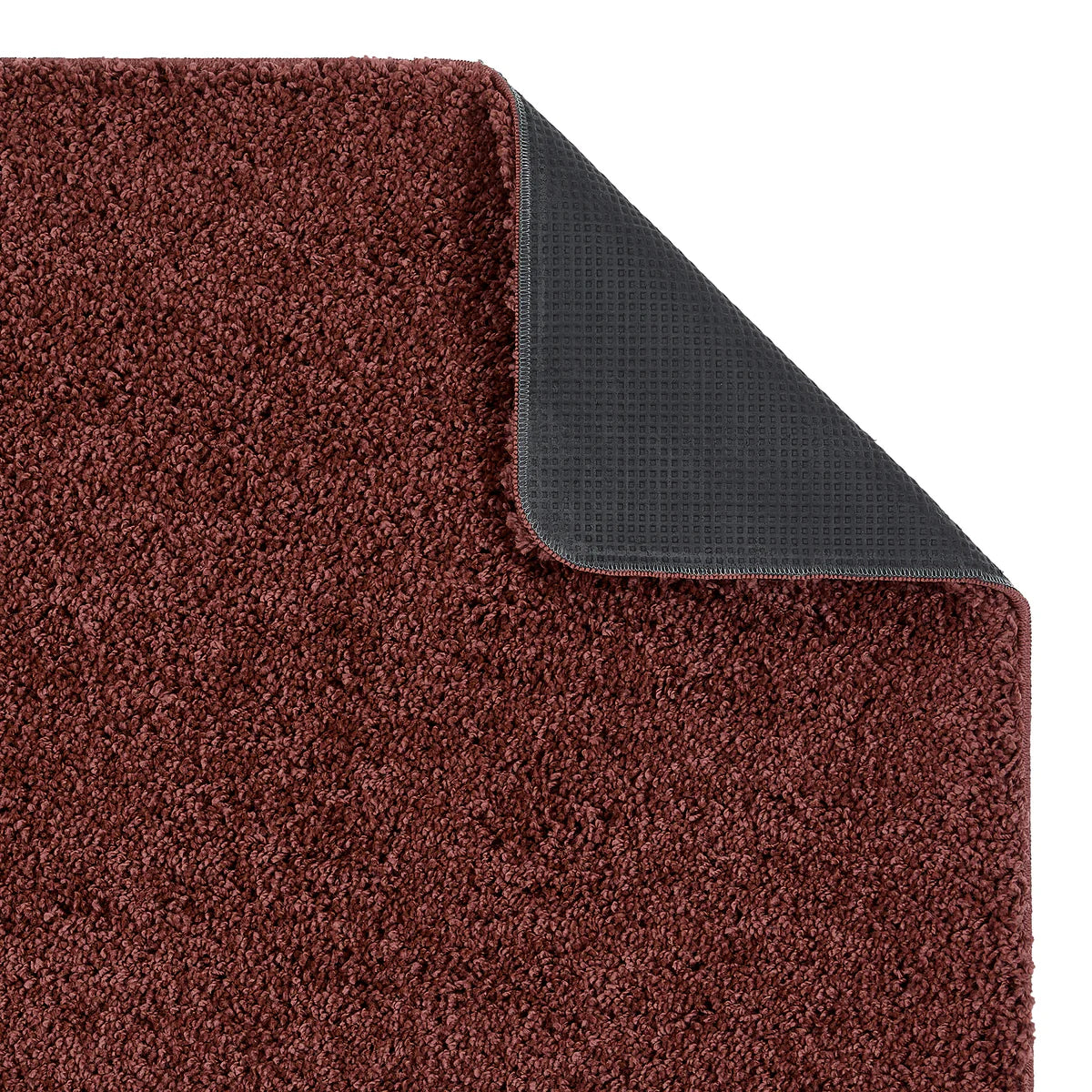 Super Thick Fluffy Non-Slip Durable Rug - Burnt Red