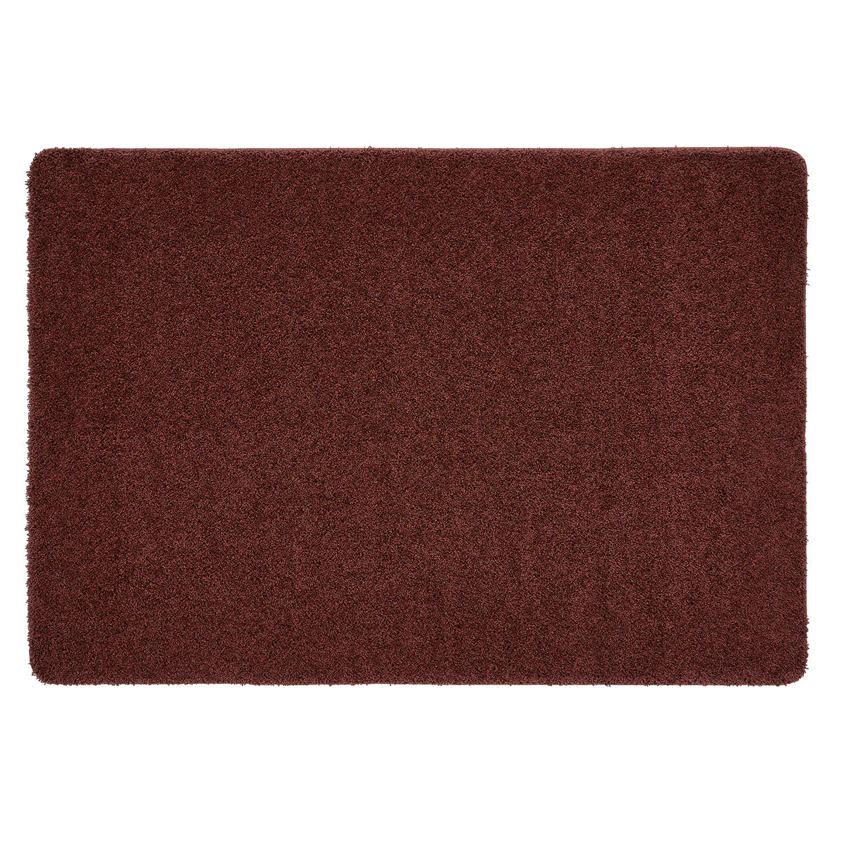 Super Thick Fluffy Non-Slip Durable Rug - Burnt Red