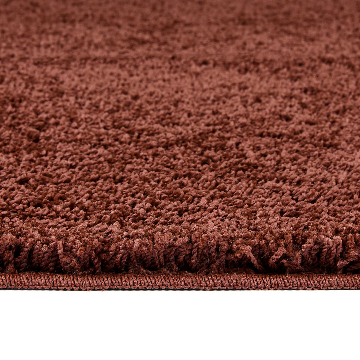 Super Thick Fluffy Non-Slip Durable Rug - Burnt Red