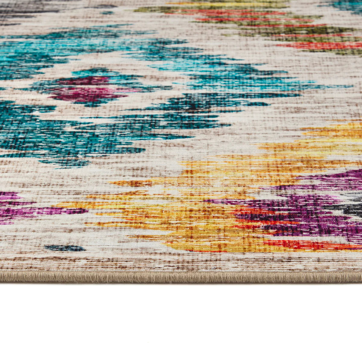 Tappeto eco-lavabile - Ikat dipinto