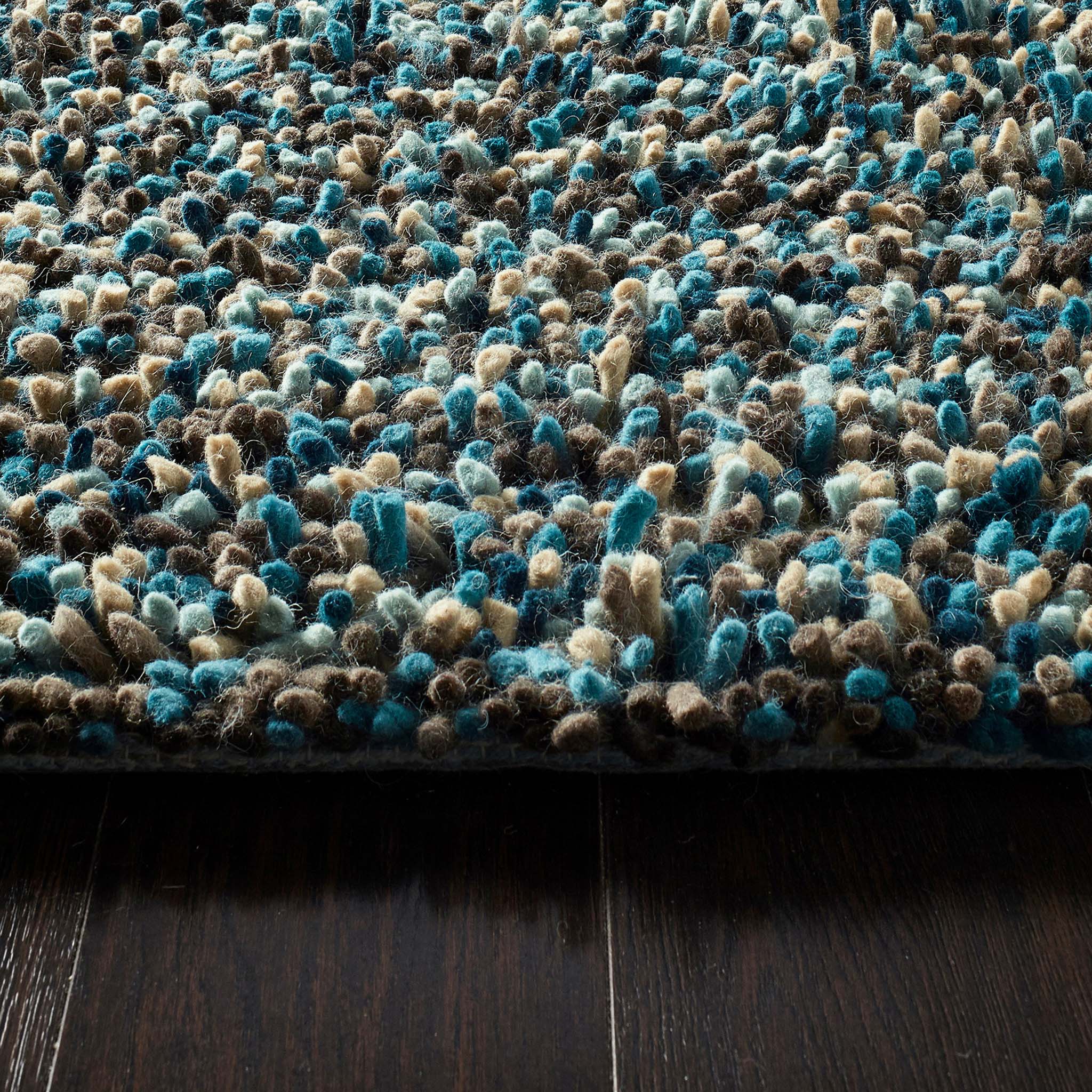 Origins Rocks Shaggy Blue Rug