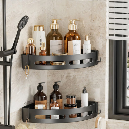 Self Adhesive Bathroom Corner Shelves