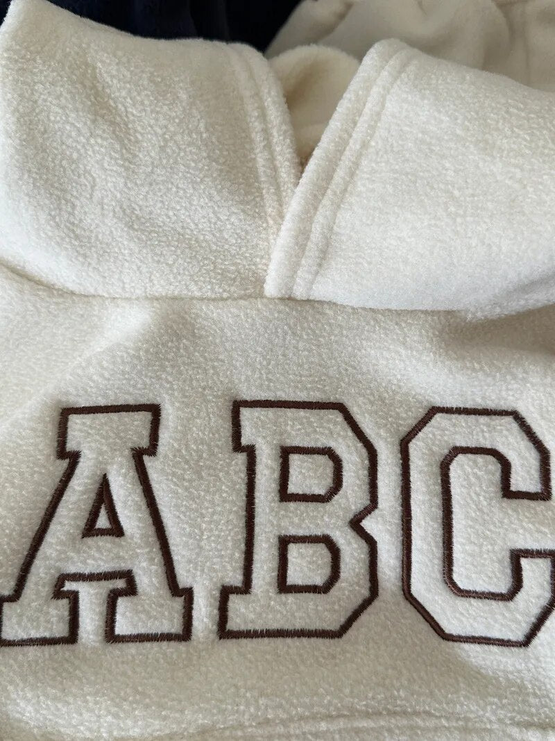 Children's Fur Lined ABC Hoodie