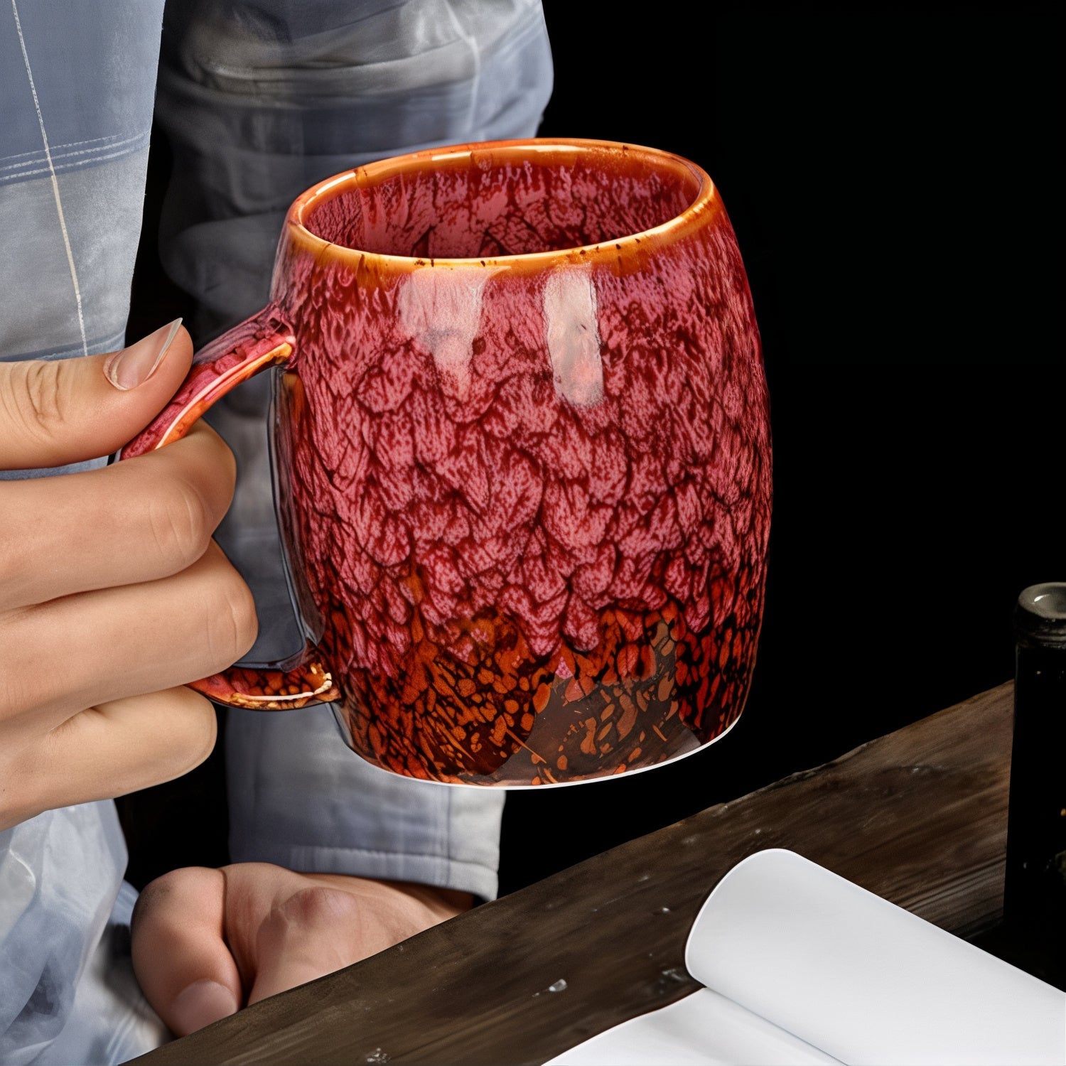 Retro Radiant Contrast Coffee Cups