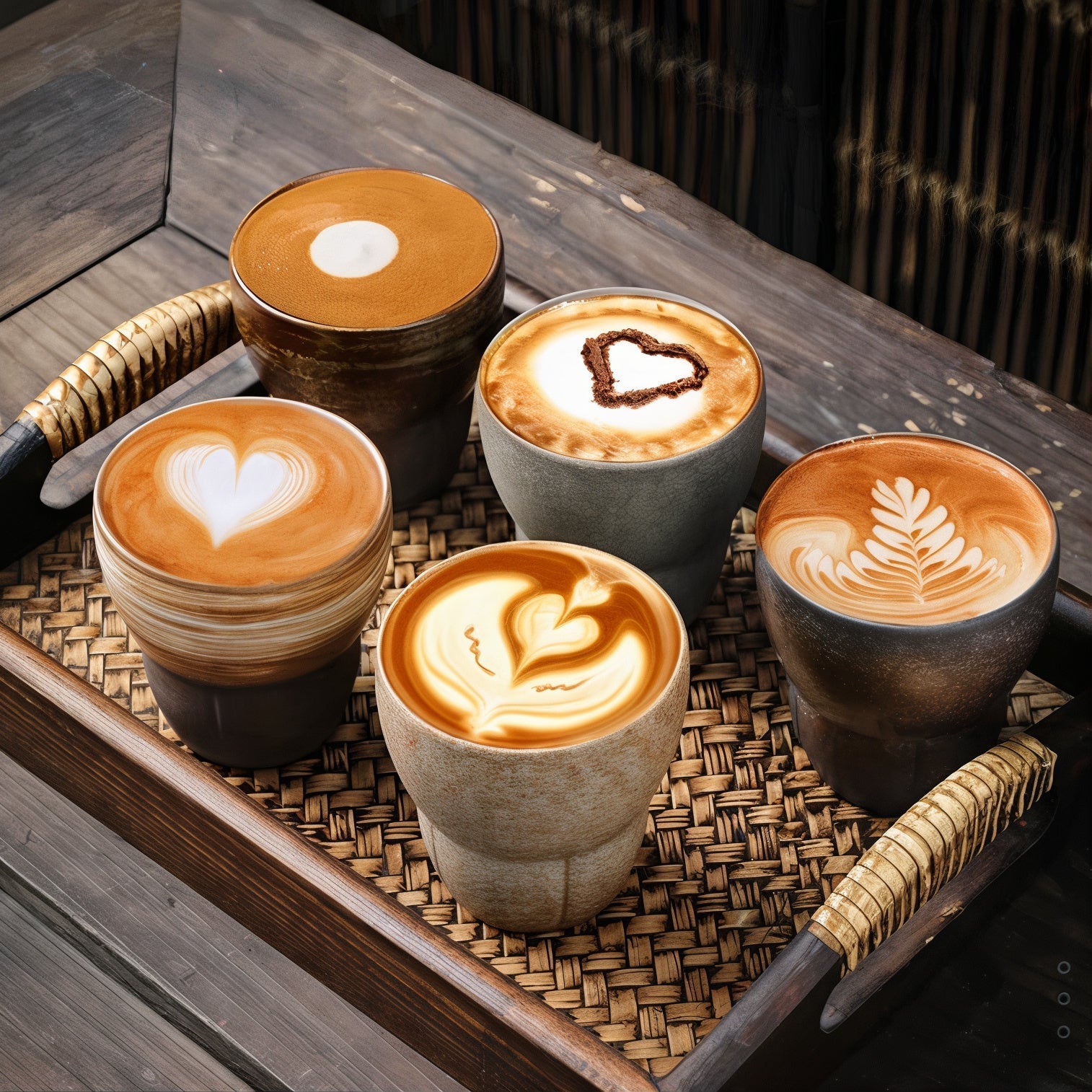 Rustic Oblique Coffee Cups
