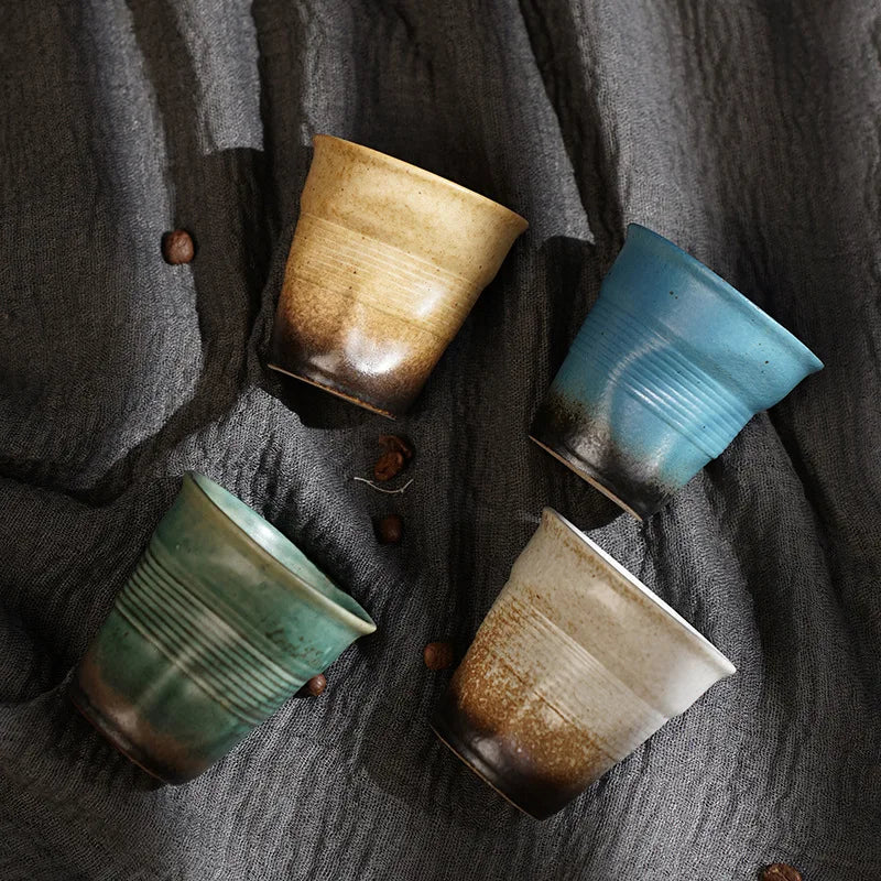 Contemporary Crushed Espresso Cups