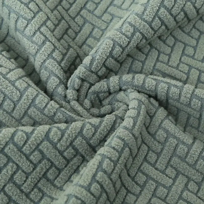 Textured Jacquard Stretch Dining Chair Slipcovers detail 3