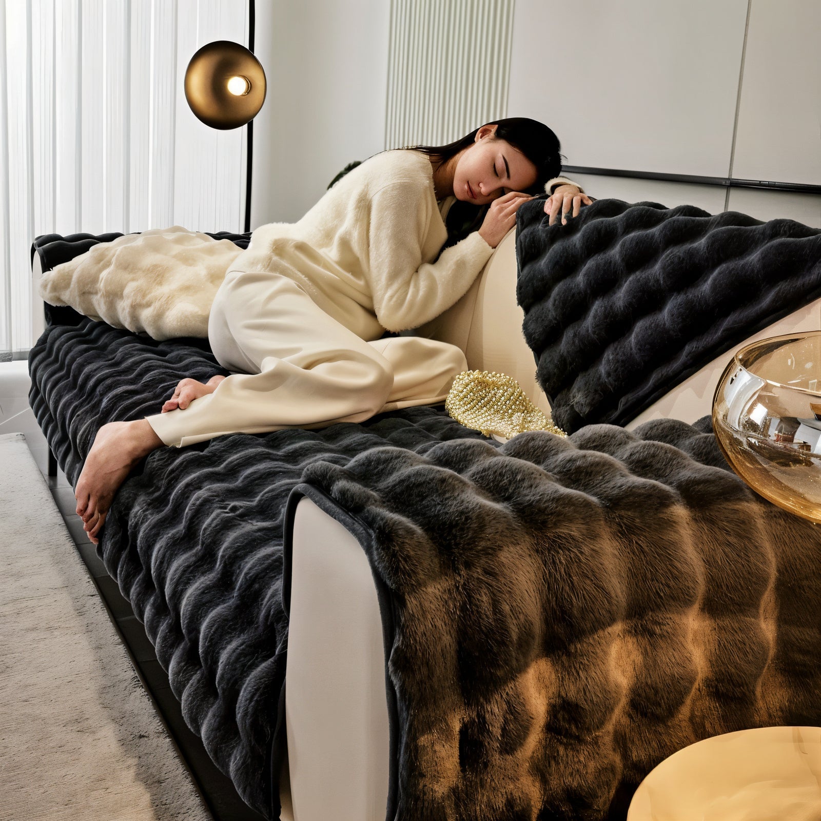 Ultra-Soft Luxury Sofa Cover