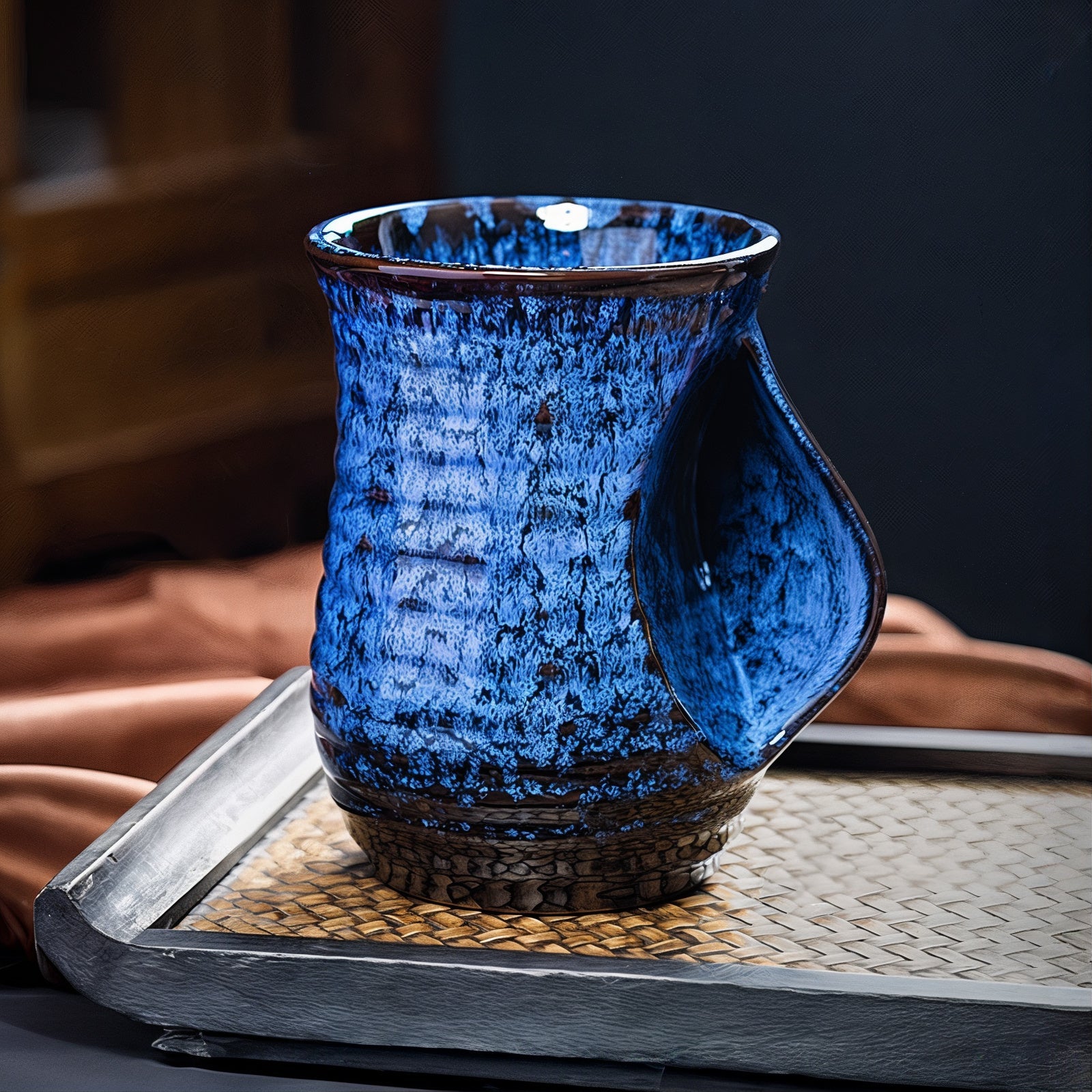 Large Ceramic Abstract Coffee Cups