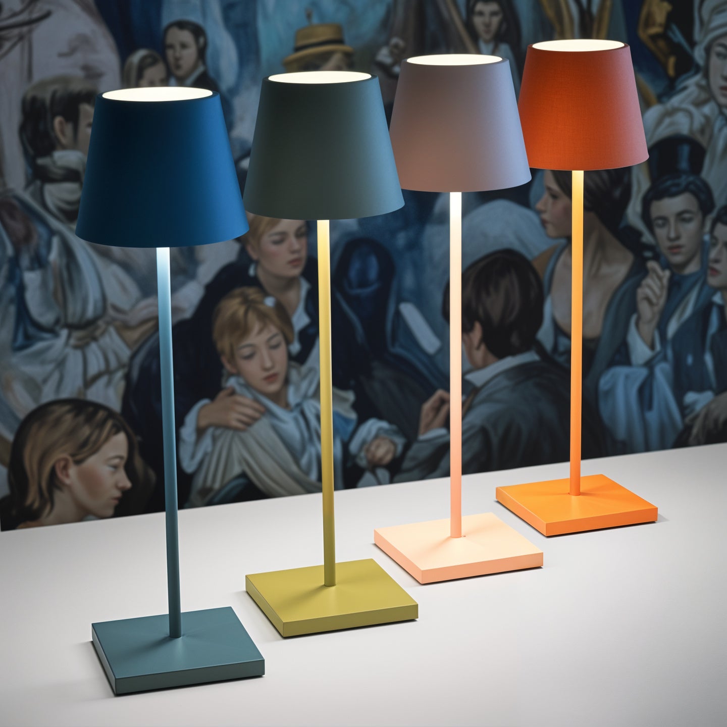 Zeitgenössische kabellose moderne Tischlampe