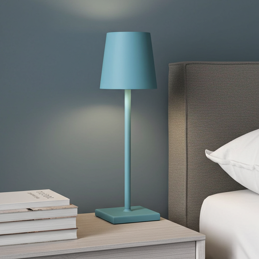 Lampada da tavolo moderna senza fili contemporanea