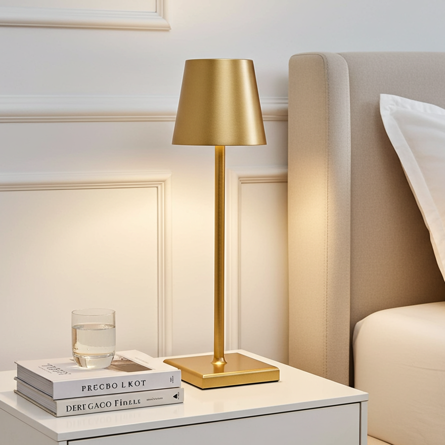 Lampada da tavolo moderna senza fili contemporanea