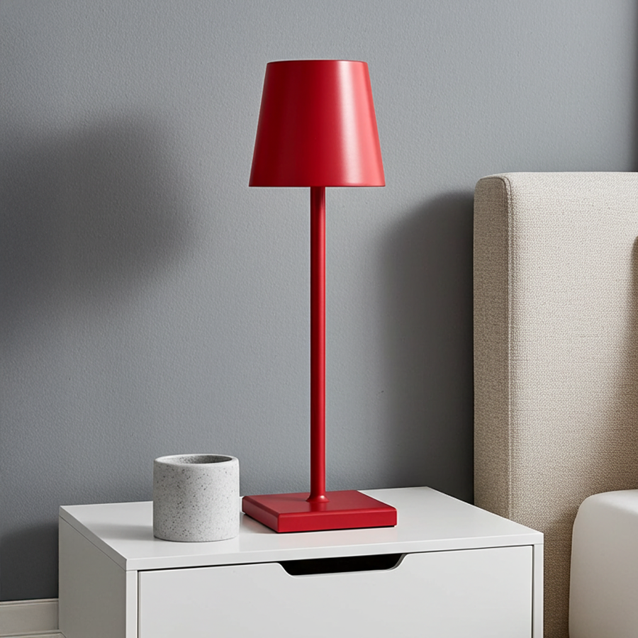 Lampada da tavolo moderna senza fili contemporanea